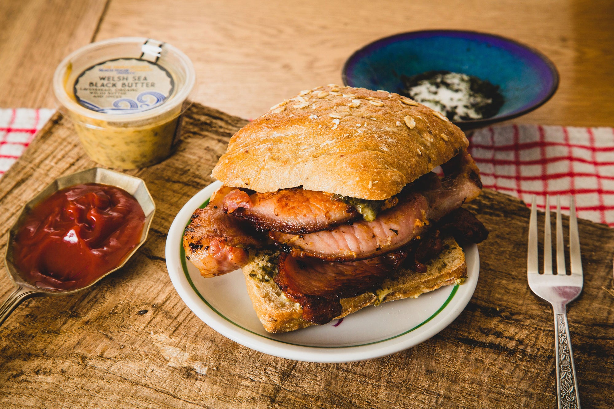 Best Bacon Butty With Seaweed Butter