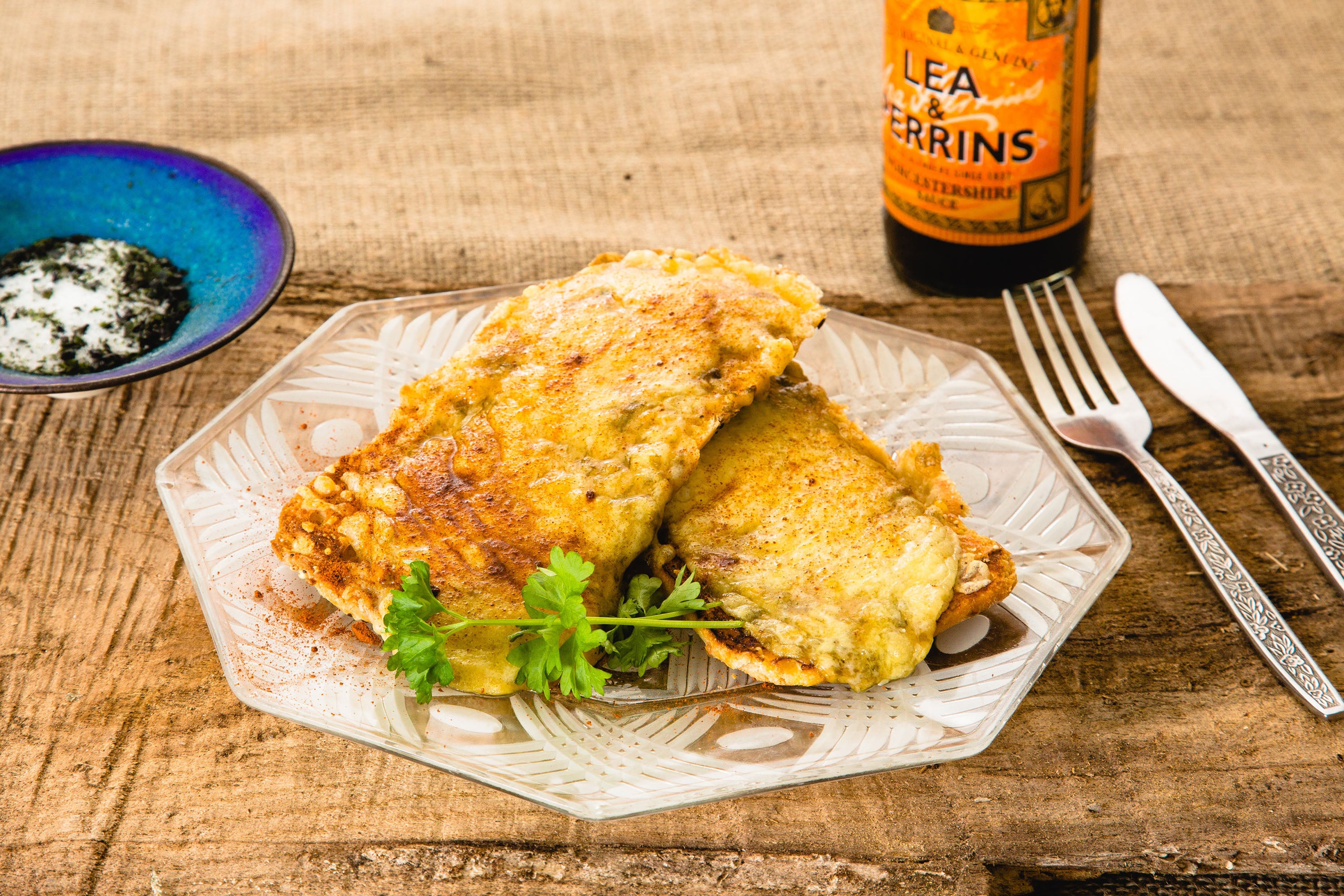 Welsh Rarebit with Salt & Dried Seaweed Vegetarian