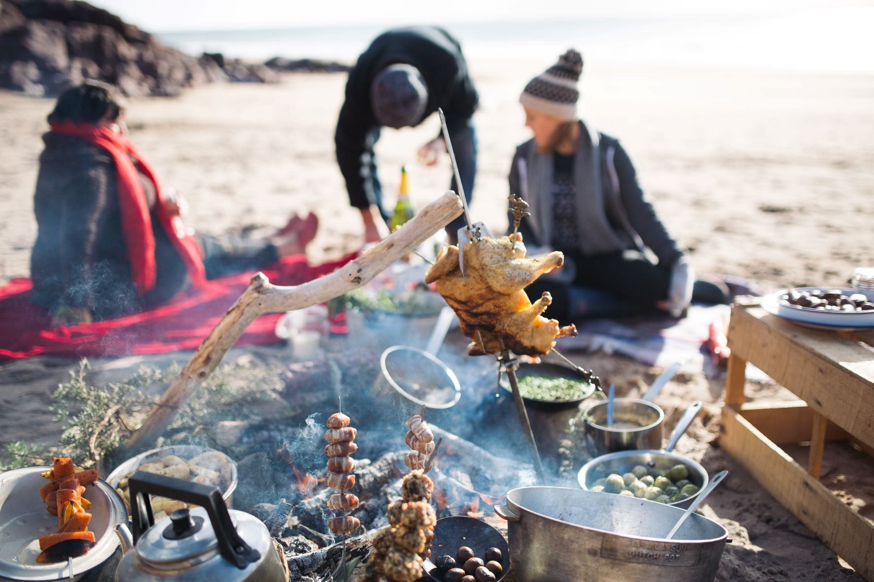 CHRISTMAS DINNER - ON THE BEACH !