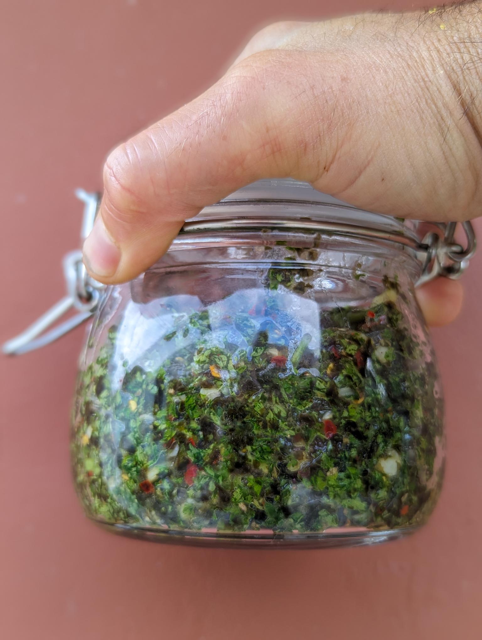 DAY 30 Laverbread Chimichurri