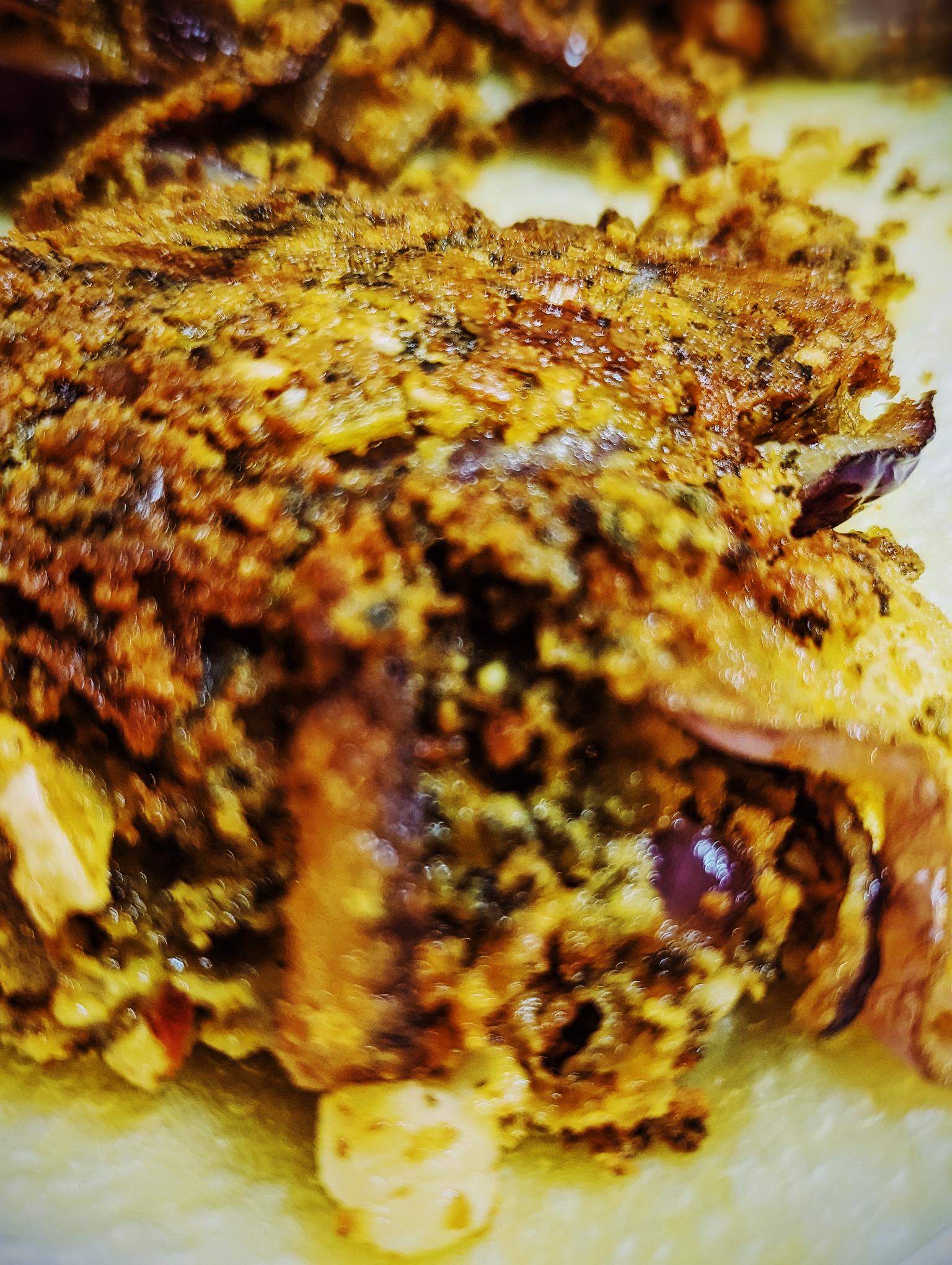 DAY 36 Laverbread Onion Bhajis