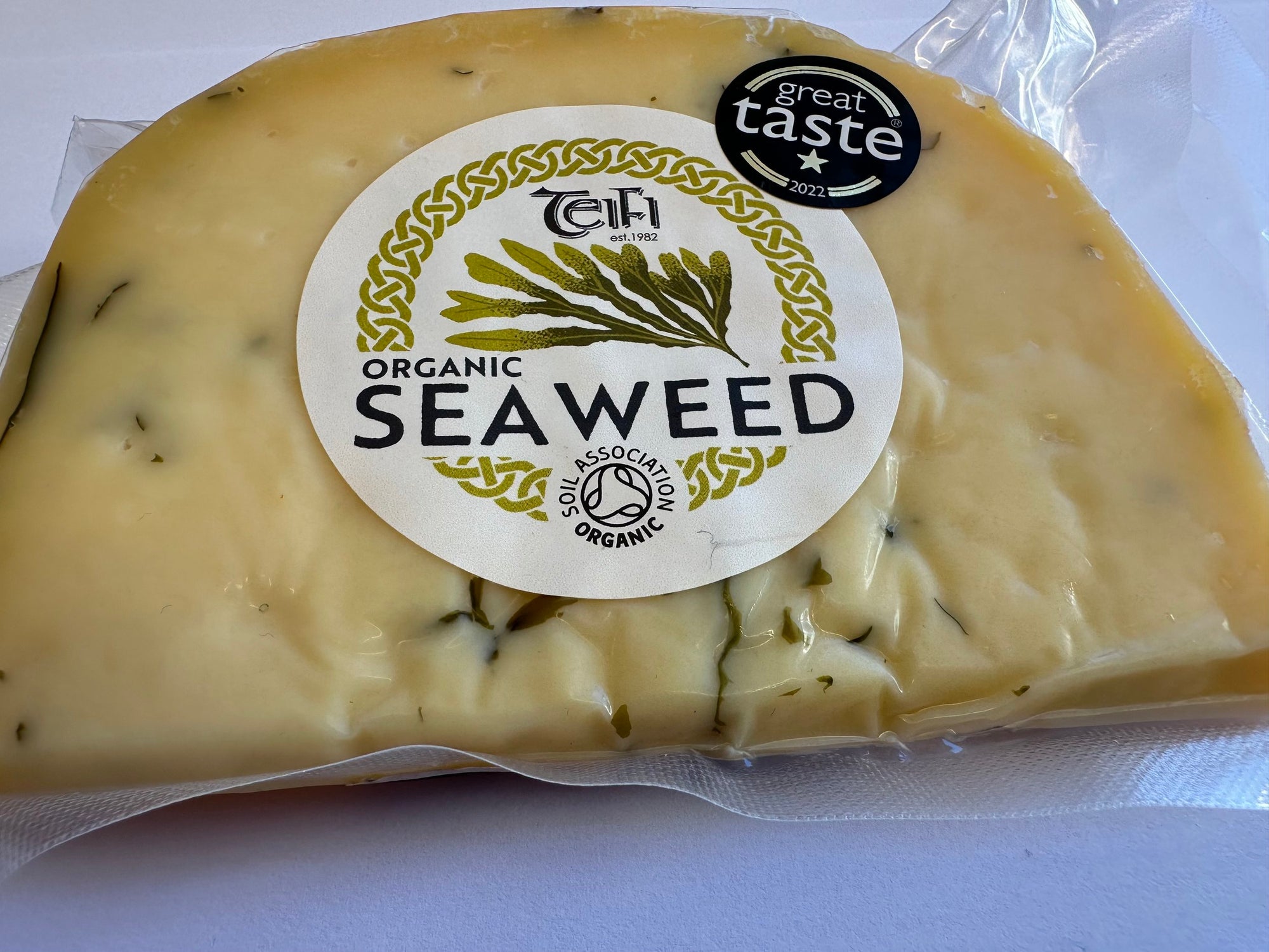 Seaweed Teifi Cheese - Cheese with Laver Seaweed