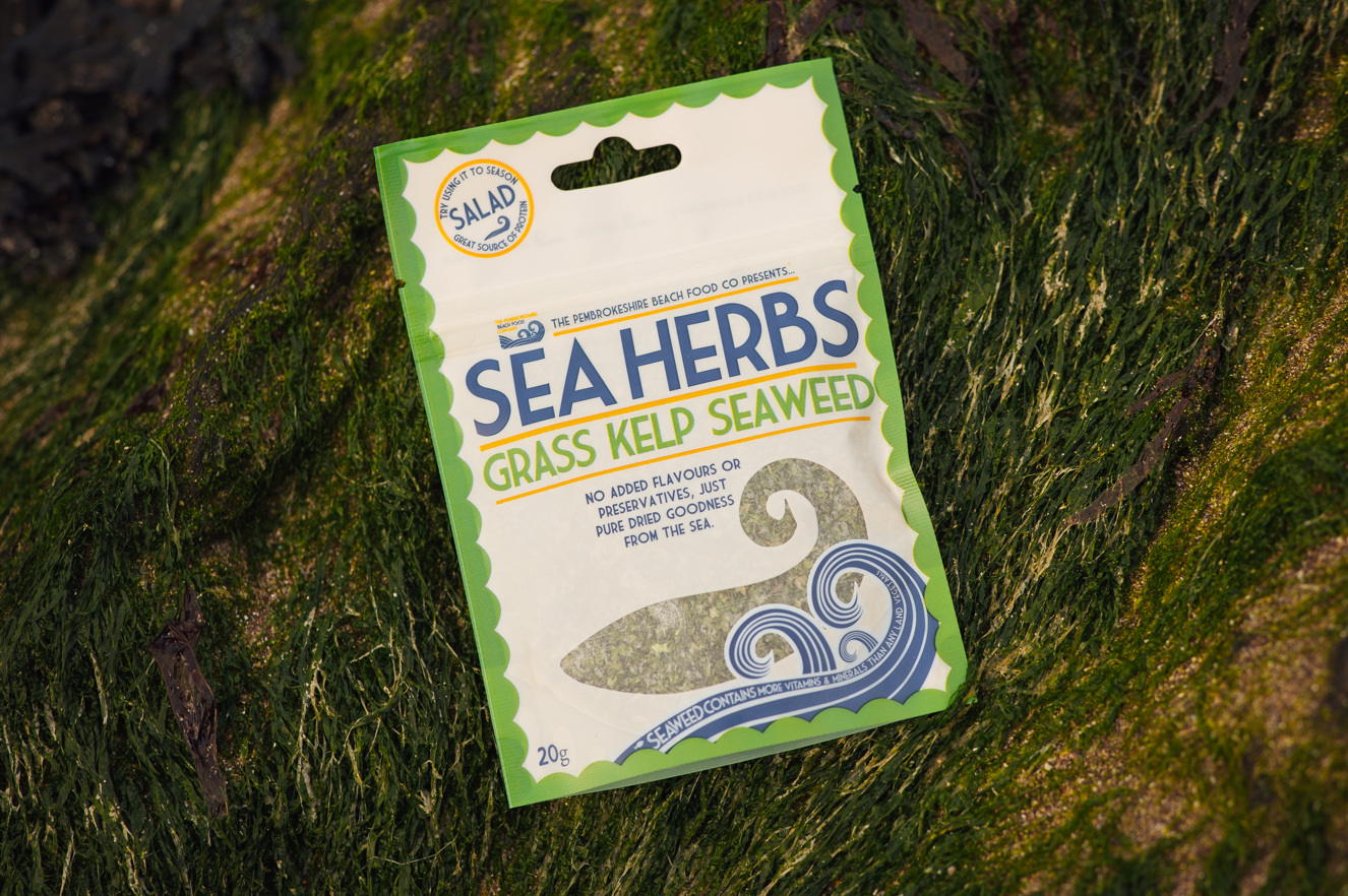 Dried Grass Kelp Seaweed Pouch - Sea Herbs