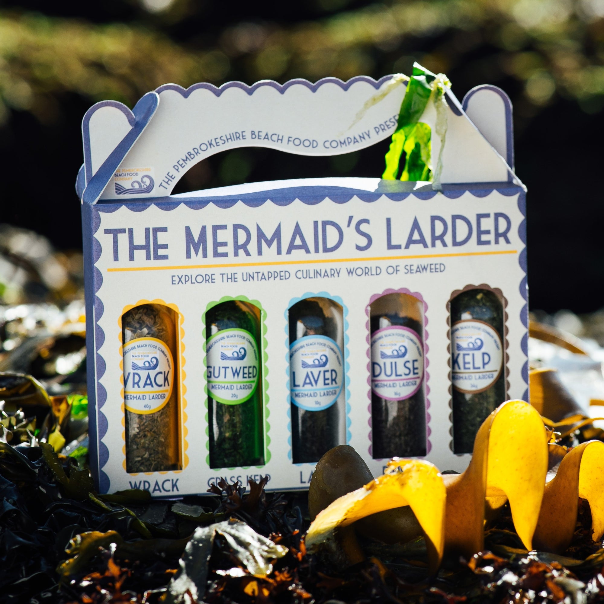 The Mermaid's Larder - Seaweed Seasonings Condiments Collection